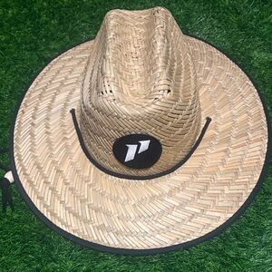 1st Phorm Tan Woven Straw Hat with Logo